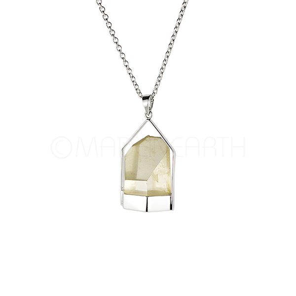 Citrine with Shovel Formation Pendant  